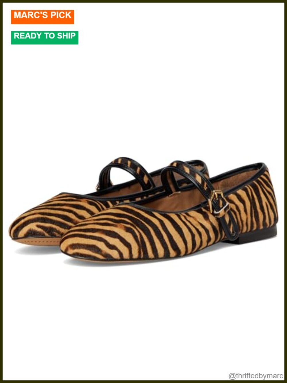 Women's Roslyn Ballet Flats Leather Buckle Casual Fall